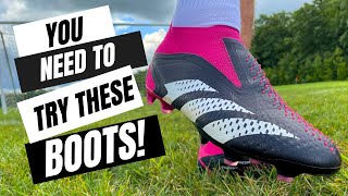 YOU Need to try THESE BOOTS  Adidas Predator Accuracy  Full on feet Review [upl. by Breban]