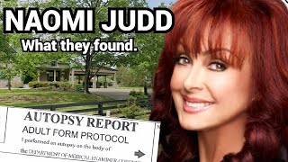 Naomi Judd  AUTOPSY results REVEALED [upl. by Hgielak]