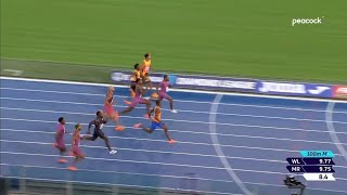 Letsile Tebogo wins in Mens 100m Final in 987s at Rome Diamond League 2024 [upl. by Farrel]