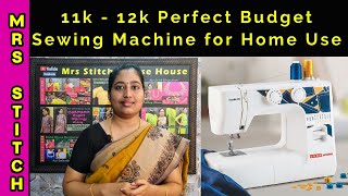 Usha Excella DLX Sewing Machine for Beginners  Budget Tailoring Machine  Mrs Stitch Blouse House [upl. by Ldnek]