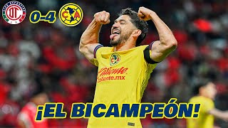 AMÉRICA GOLEA A TOLUCA EN LIGA MX CUARTOS DE FINAL APERTURA 2024 🏆 EN ZONA FUT [upl. by Eniffit676]