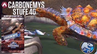 Jurassic World Das Spiel 378 CARBONEMYS Lvl40 Im back GerHD  Marcel [upl. by Asoj205]