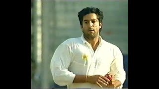 WASIM AKRAM HATTRICK PAKISTAN v SRI LANKA ASIAN TEST CHAMPIONSHIP FINAL DAY 3 DHAKA MARCH 14 1999 [upl. by Hinkle]