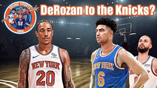 Does a trade for DeMar DeRozan level out the playing field in the East If not what does [upl. by Neerahs]