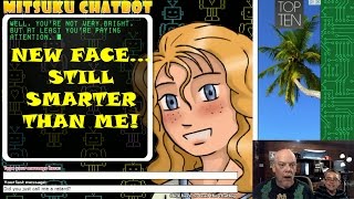 Funny Chatbot Mitsuku Changes Her Face Then Disrespects Us [upl. by Blanding]