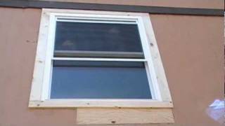 Remove Replacing amp installing replacement aluminum window with vinyl windows  tax refund [upl. by Safir]