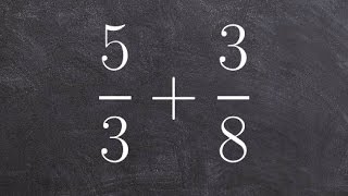 How to add two fractions when the denominators are not the same [upl. by Swehttam904]