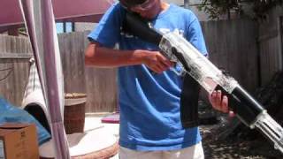 Big 5 X47 AIRSOFT GUN REVIEW and SHOOTING TESTHIGH QUALITY [upl. by Dowd]