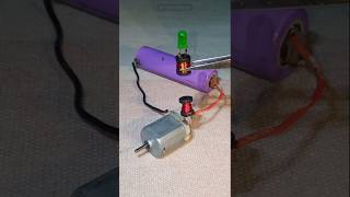 dc motor projects  simple ideas  wireless power transmission short ledlights [upl. by Enirhtac569]