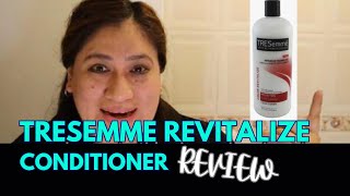 TRESEMME REVITALIZE CONDITIONER REVIEW I BEST CONDITIONERS [upl. by Nylrac149]