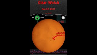 🌞Solar Watch 20240603  Sunspots and Clouds LIVE  Vertical Edition [upl. by Bertilla343]