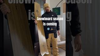 Snowboard season is coming snowboard snowboarding [upl. by Kissner657]