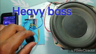 TDA 2030 Ic Subwoofer out  Heavy Bass Amplifier Using Tda 2030 [upl. by Akenahc]