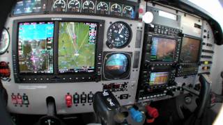 Flying the Garmin G600 on Instrument Approaches [upl. by Sybil950]