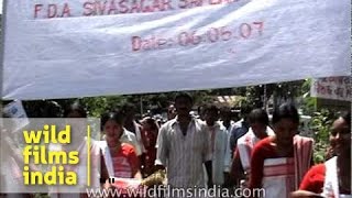 School students teachers take part in procession on World Environment Day Assam [upl. by Donnamarie]