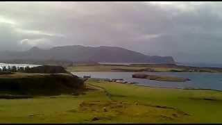 The view from Kathys Cottage on the island of Canna Scotland [upl. by Annamarie677]