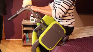 Verticalisateur simple avec assise Mover  Faciliter la sorite du lit des PMR [upl. by Oalsinatse]