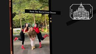 WORK THE WORLD LINE DANCE  STEMA LINE DANCE [upl. by Isleen]