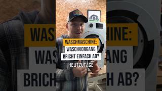 Bricht deine Waschmaschine beim Waschen einfach ab😡 waschmaschine [upl. by Aninay]