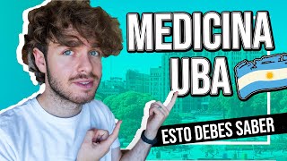 ¿Cómo es ESTUDIAR MEDICINA en la UBA en Argentina Todo lo que tenes que saber🩺 [upl. by Elleuqram]