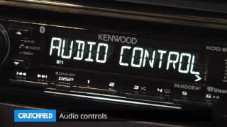 Kenwood KDCBT268U Display and Controls Demo  Crutchfield Video [upl. by Aisauqal997]