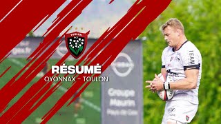 Oyonnax Rugby  RC Toulon  le résumé [upl. by Tiebout339]