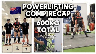 STRONGEST 74 JUNIOR IN AKL  2024 POWERLIFTING COMP RECAP [upl. by Ydnis]