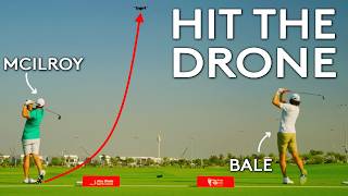 Can Rory McIlroy and Gareth Bale Hit a Drone Out of the Sky [upl. by Marla]