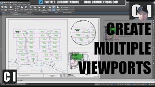 AutoCAD How to Create Viewports Multiple Views amp Circle Views  New Layout Tutorial [upl. by Lucita]