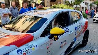 Bordighera rombano i motori da corso Italia parte il Rally delle Palme [upl. by Olodort]