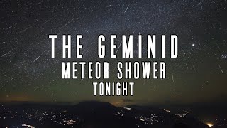 How To See The Geminid Meteor Shower Tonight  December 13 2023 [upl. by Aititel]