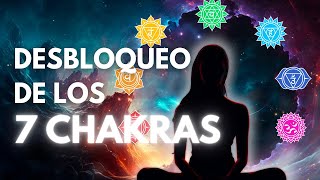 MUSICA CURATIVA  DESBLOQUEO DE LOS 7 CHAKRAS EN 15 MINUTOS [upl. by Clabo652]