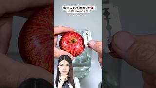 Apple peeling hack [upl. by Nairdna]