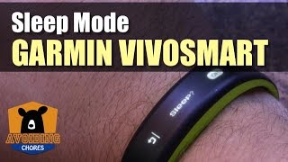 Garmin Vivosmart  How to Use Sleep Mode [upl. by Terina]