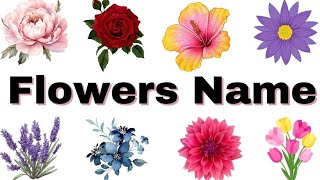 Flowers name flowers flowersname flower flowersforkids 30flowersname 50flowers [upl. by Rehc401]