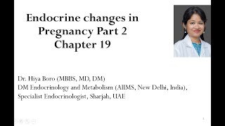 Endocrine changes in pregnancy part 2 [upl. by Ernest]