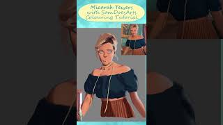 Micarah Tewers  SamDoesArts Colour Tutorial art digitalart fanart [upl. by Barnaby58]