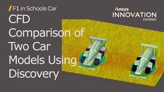 Aerodynamics of an F1 in Schools Car Using Ansys  CFD Comparison of Two Car Models  Lesson 4 [upl. by Ayahsal342]