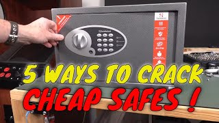 EEVblog 1494  FIVE Ways to Open a CHEAP SAFE [upl. by Nahgaem593]