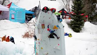 Tyler Kempney  UIAA Ouray Ice Fest 2024 Finals [upl. by Kremer]