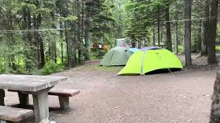 Kicking Horse campground Yoho National Park [upl. by Anoval]