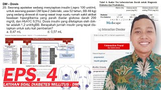 Latihan dan Pembahasan Soal UKAI Apoteker  Mekanisme aksi Obat Diabetes Millitus dan Insulin [upl. by Canale]