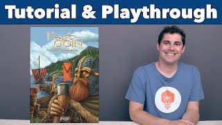 A Feast for Odin  Norwegians Tutorial amp Playthrough  JonGetsGames [upl. by Chun]