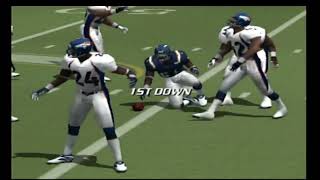 NFL Gameday 2004 Chargers vs Broncos [upl. by Akimal]