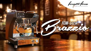 MESIN KOPI ESPRESSO DOUBLE BOILER amp ROTARY PUMP FERRATTI FERRO TIPE FCM 3121A BRAZZIO [upl. by Korwun]