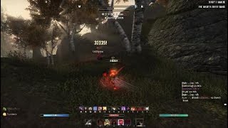 ESO PVP 1 Bar Nightblade Gank Build So Good i Cant Release It 💀💀 [upl. by Ayifas]