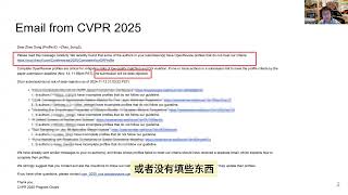 CVPR 2025的可能desk reject如果openreview信息不全 [upl. by Nnaecyoj]