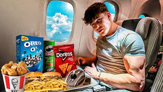 10000 Calorie Challenge On A Plane [upl. by Darton]