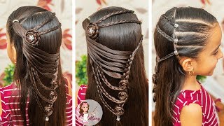 Peinado Fácil Para Cabello Largo [upl. by Merci708]