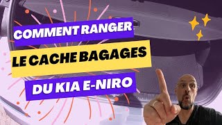 Comment ranger le cache bagage Kia ENiro [upl. by Ayardna]